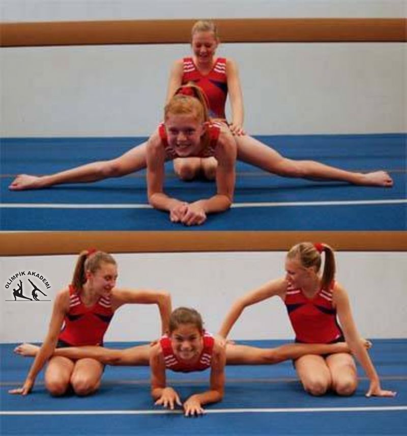 Gymnast splits